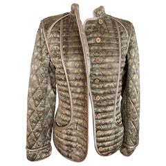 Vintage 2003 Alexander McQueen Embellished Gold Jacket from the Runway