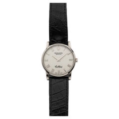 Vintage 2005 Rolex Cellini 18K WG 5116 Manual White Anniversary Dial 33mm