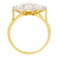 Vintage 2.00ct Diamond Daisy Cluster Ring, c.1960s