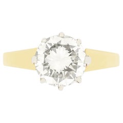 Vintage 2.00ct Diamond Solitaire Ring, c.1977