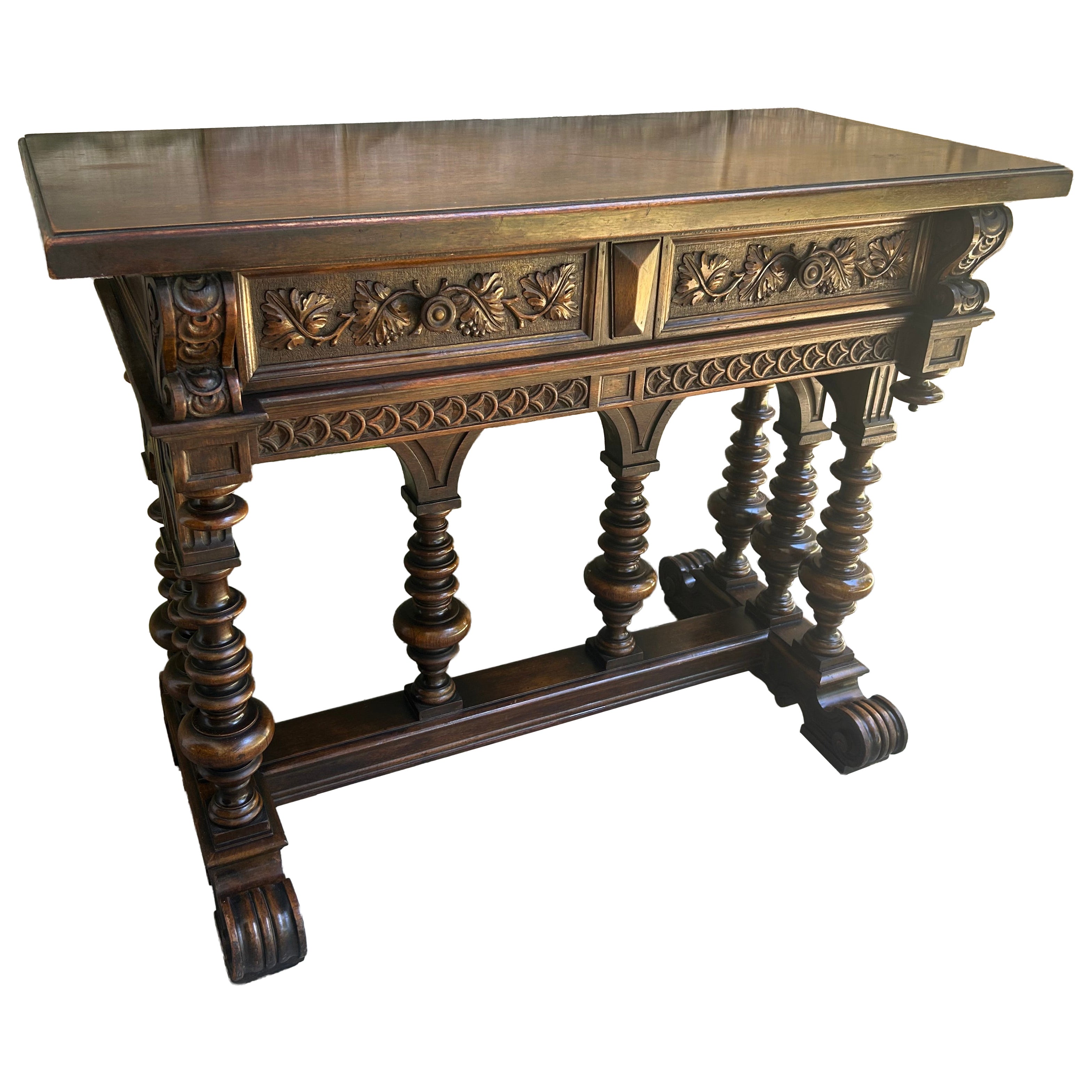 Mesa Consola Renacimiento Antiguo Vintage Siglo XX