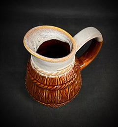 Vintage 20th Century Bar or Bistro Ceramic Pitcher, 1/4 Liter - 2Y321