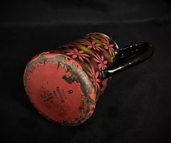 Vintage 20th Century "B.B Margaritta" Floral Decor Metal French Teapot - 2Y436