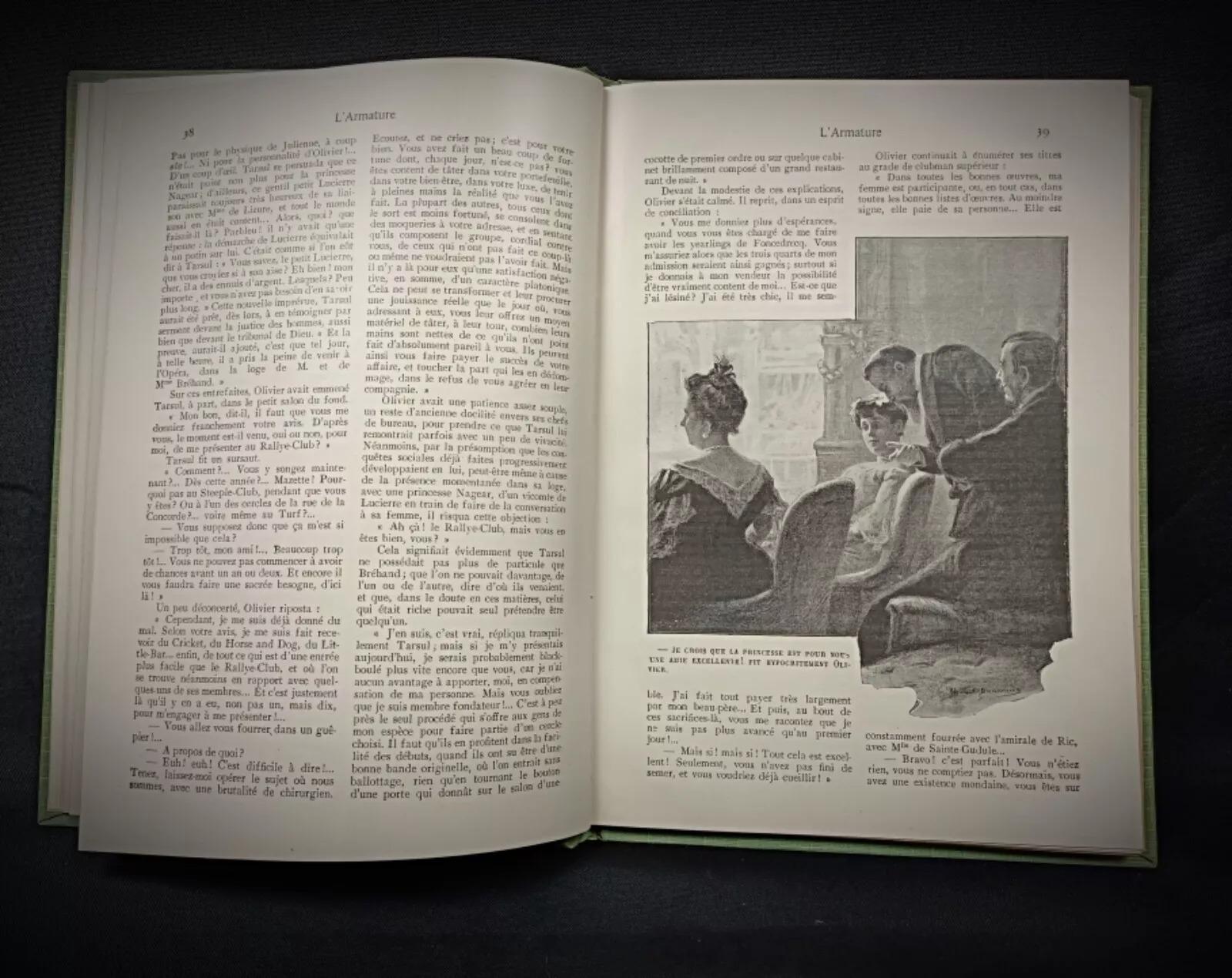 Empire Vintage 20th Century Book by Paul Hervieu – 