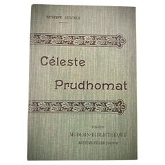 Vintage 20th Century Book "Céleste Prudhomat" by Gustave Guiches - Paris - 2Y240