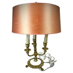 Vintage 20th Century Brass Tripod Lamp Base with Lion's Paw Feet - 2Y242
