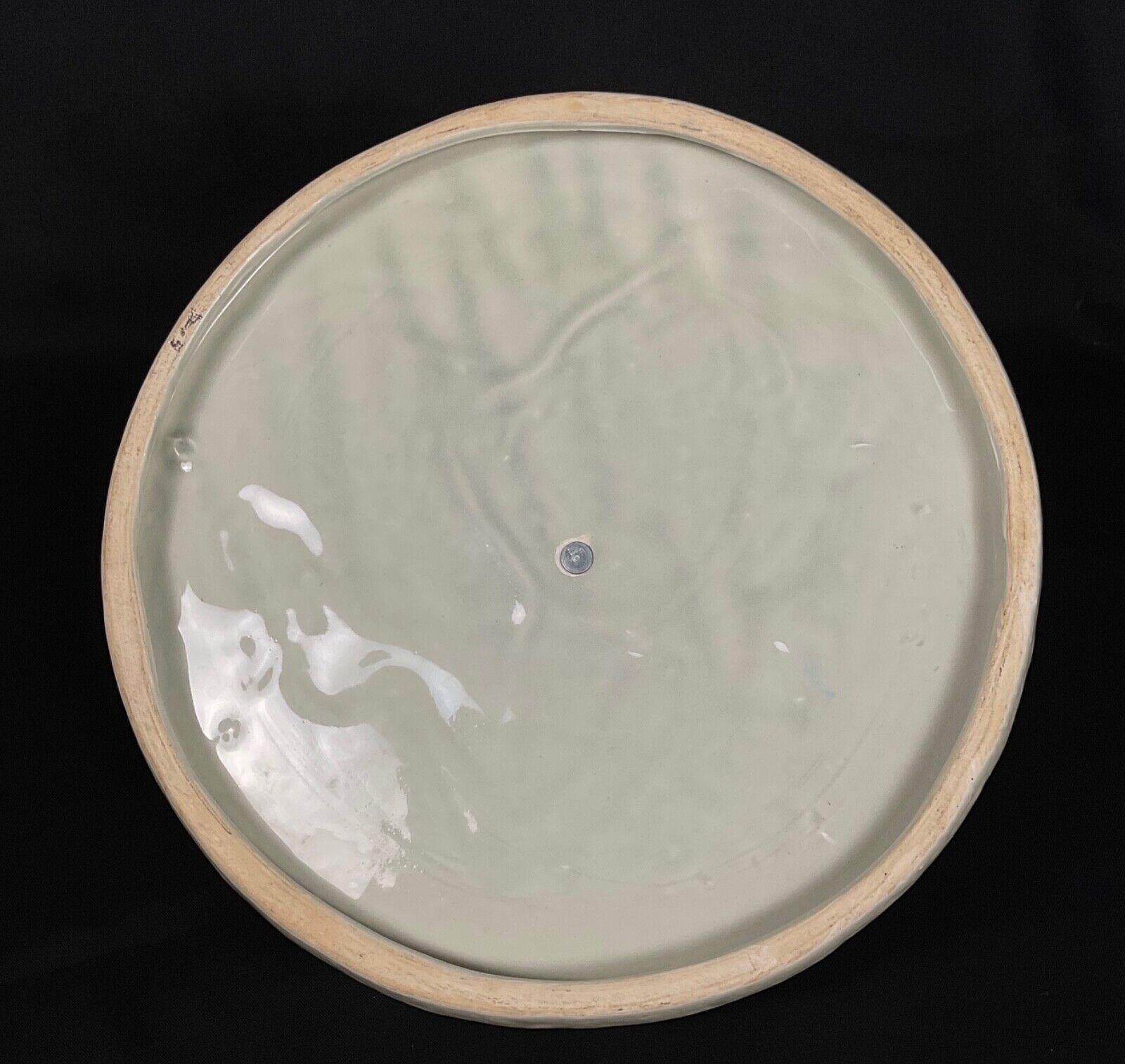Vintage 20th Century Ceramic Cheese Platter – Perrette et le Pot au Lai - 2Y497 In Good Condition For Sale In Bordeaux, FR