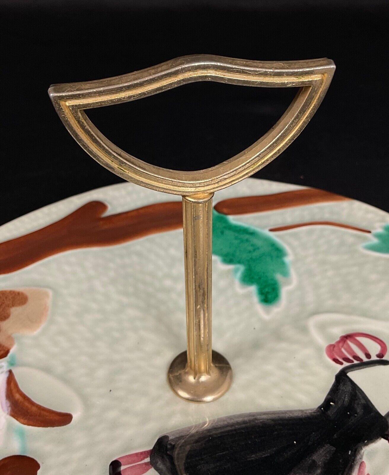 Vintage 20th Century Ceramic Cheese Platter – Perrette et le Pot au Lai - 2Y497 For Sale 1