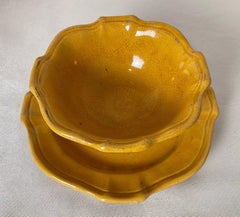 Vintage 20th Century Ceramic Flower Pot – Dichon Uzés, Glazed - 2Y489