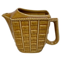 Vintage 20th Century Ceramic Pitcher – Handmade Design - 2Y506