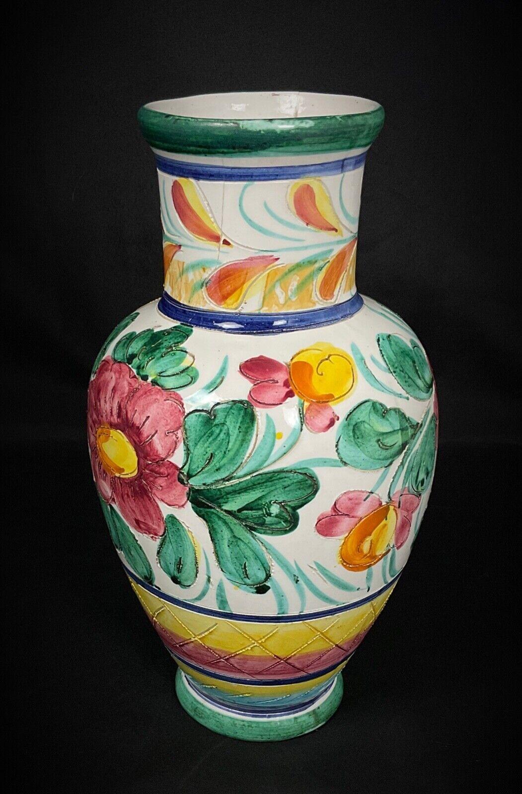 20ième siècle Vase vintage en céramique du 20TH CENTURY DESIGN - 2Y514 en vente