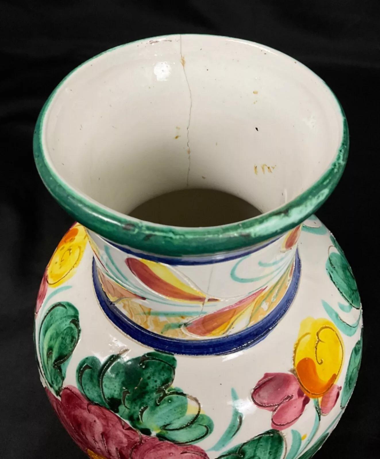 Céramique Vase vintage en céramique du 20TH CENTURY DESIGN - 2Y514 en vente