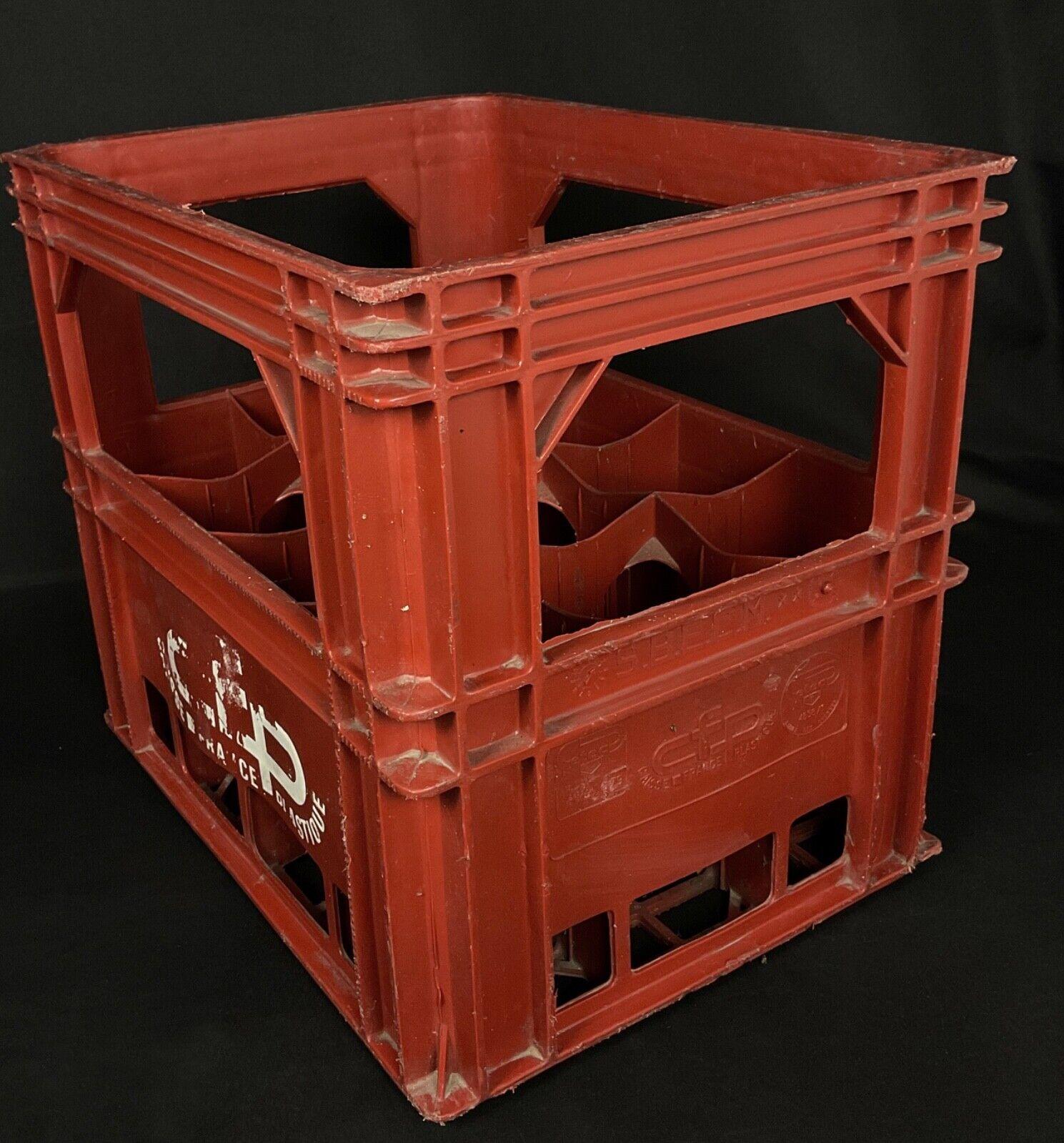 Porte-bouteilles CFP rouge du 20ème siècle - Charme français fonctionnel - 2Y549 en vente 4