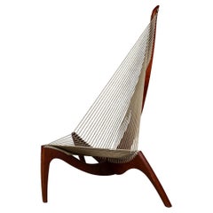 Vintage 20th Century Danish "Harp" Chair By Jørgen Høvelskov c.1963