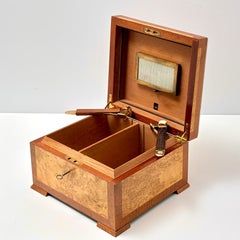 Vintage 20th Century Dunhill Wood Humidor Set & Cigar Cutters England c1930