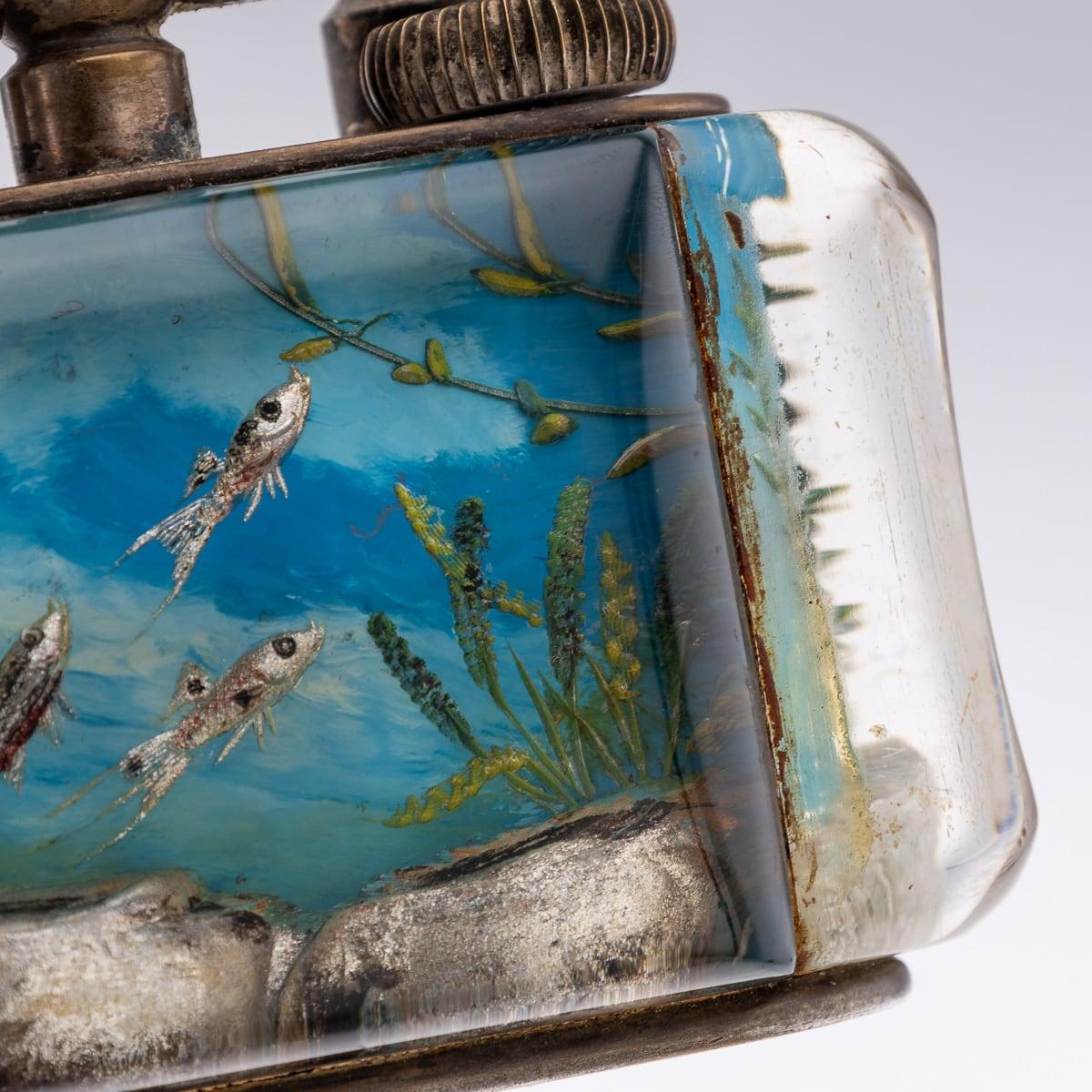 Vintage 20. Jahrhundert Dunhill Half-Giant Aquarium Tischfeuerzeug c.1950 im Angebot 11