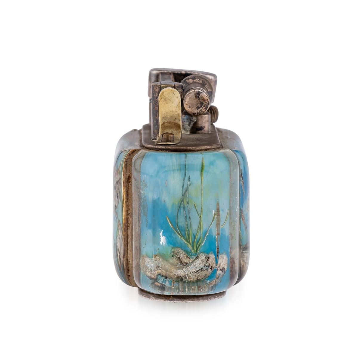 Vintage 20. Jahrhundert Dunhill Half-Giant Aquarium Tischfeuerzeug c.1950 (Sonstiges) im Angebot