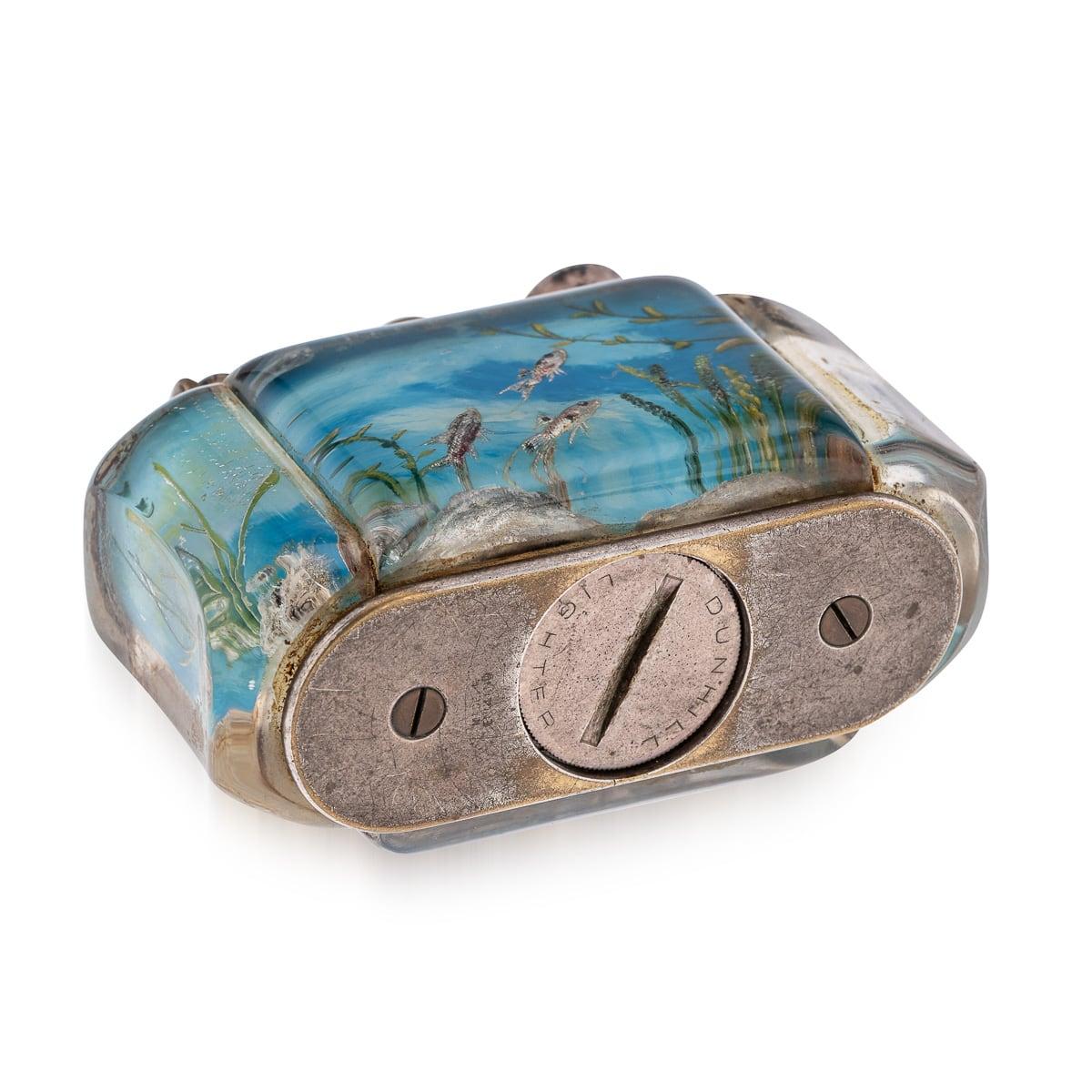 Vintage 20. Jahrhundert Dunhill Half-Giant Aquarium Tischfeuerzeug c.1950 im Angebot 2
