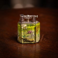 Vintage 20th Century Dunhill Tropical Baby 'Aquarium' Table Lighter c.1950