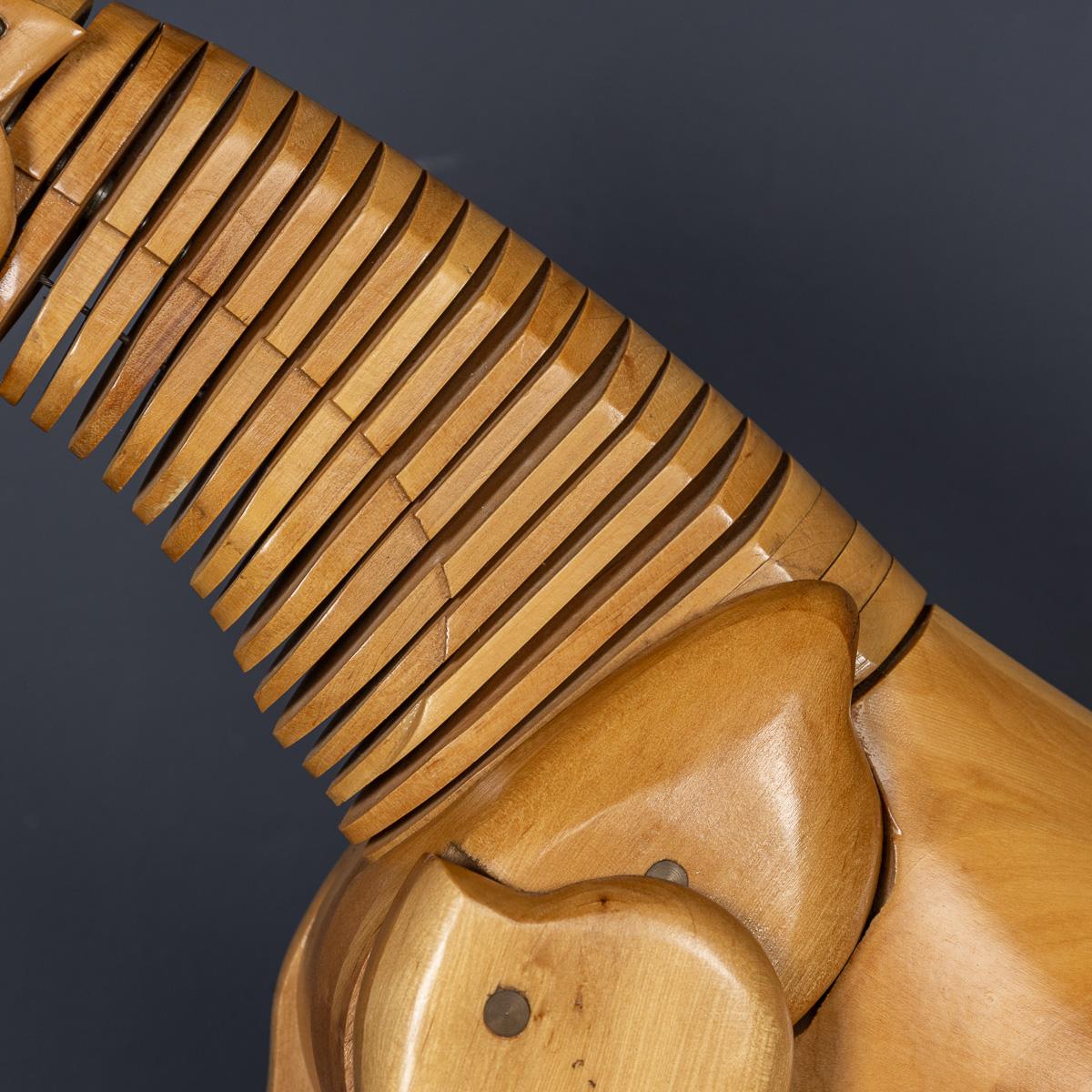 Bois Horse articulé anglais du 20ème siècle, vers 1960 en vente