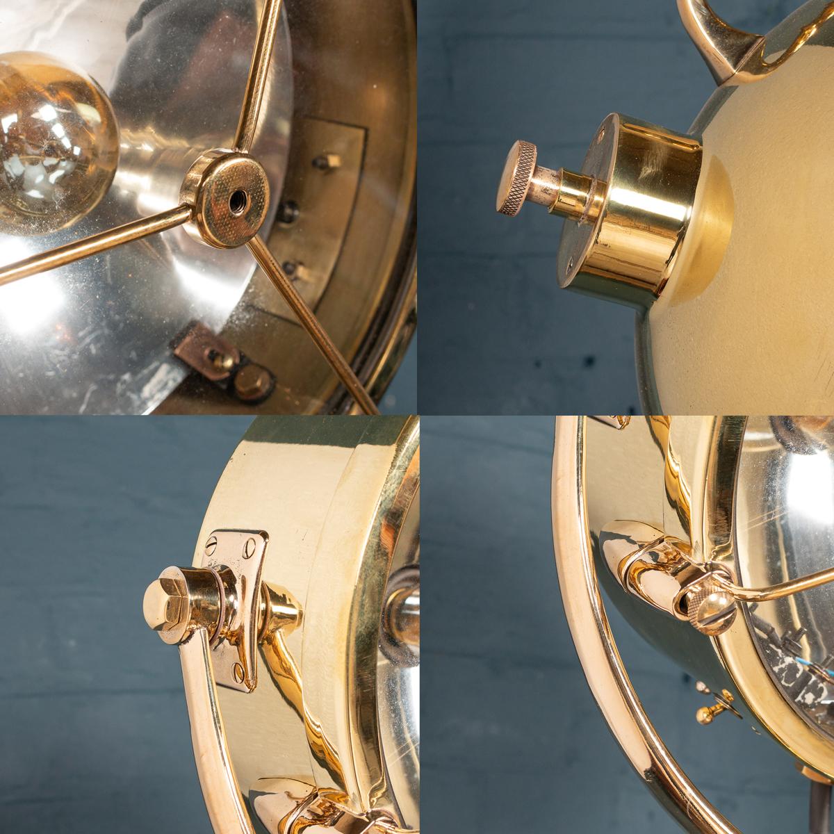 Vintage 20th Century English Naval Searchlight 4
