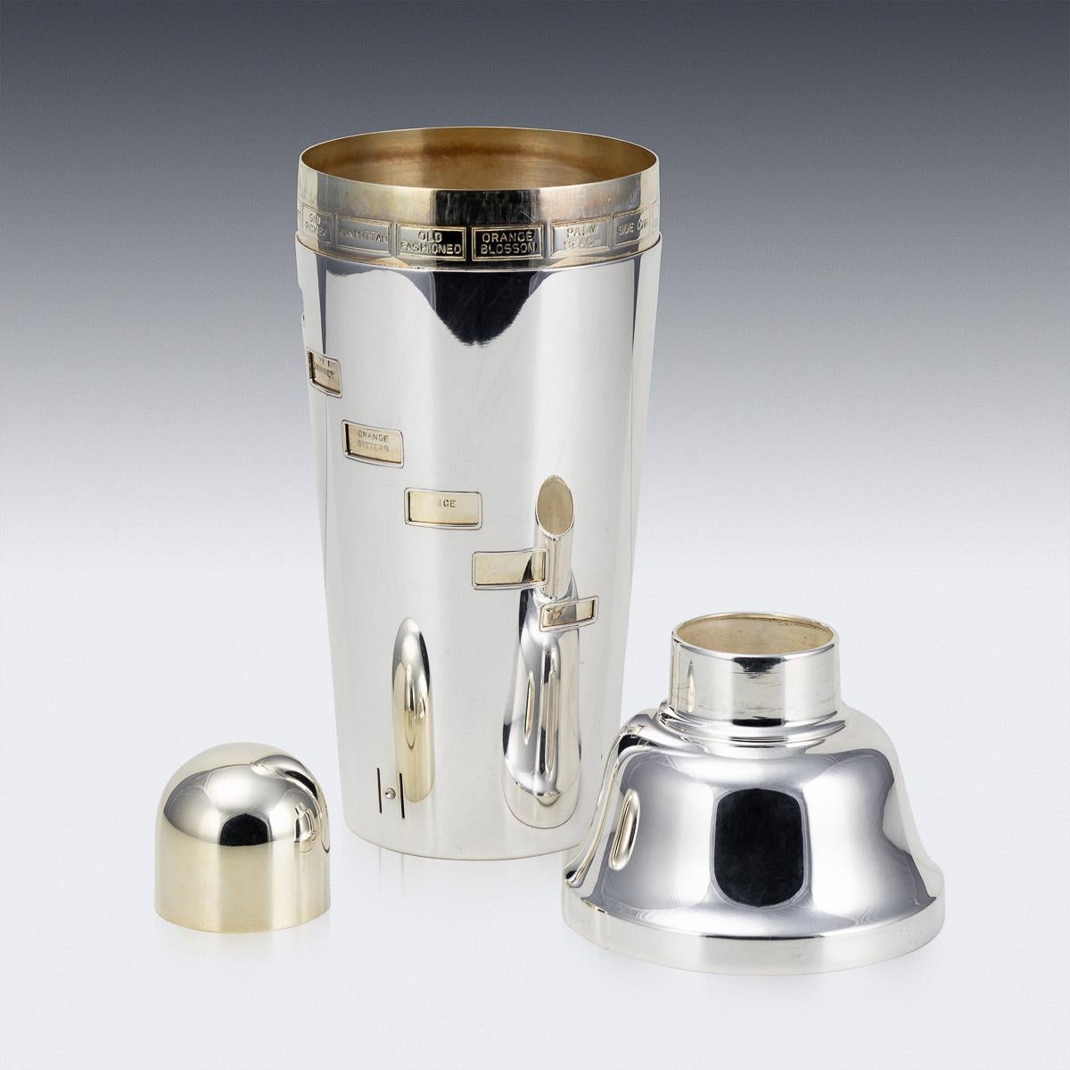 Placcato argento Shakers da cocktail 