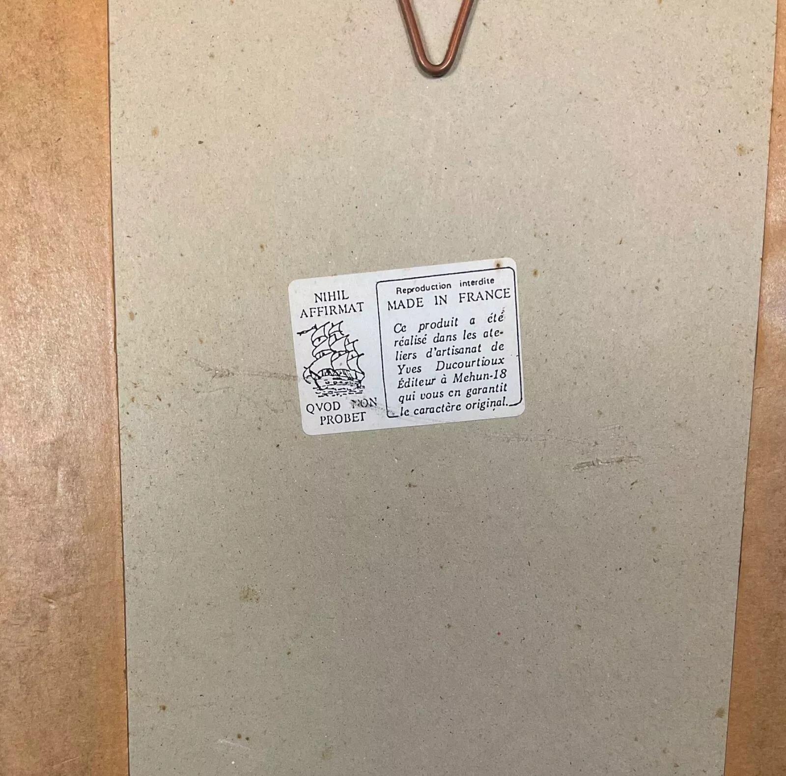 Incisione d'epoca del 20° secolo della Casa Storica di Mâcon di Yves Ducourtioux 2Y569 in vendita 1