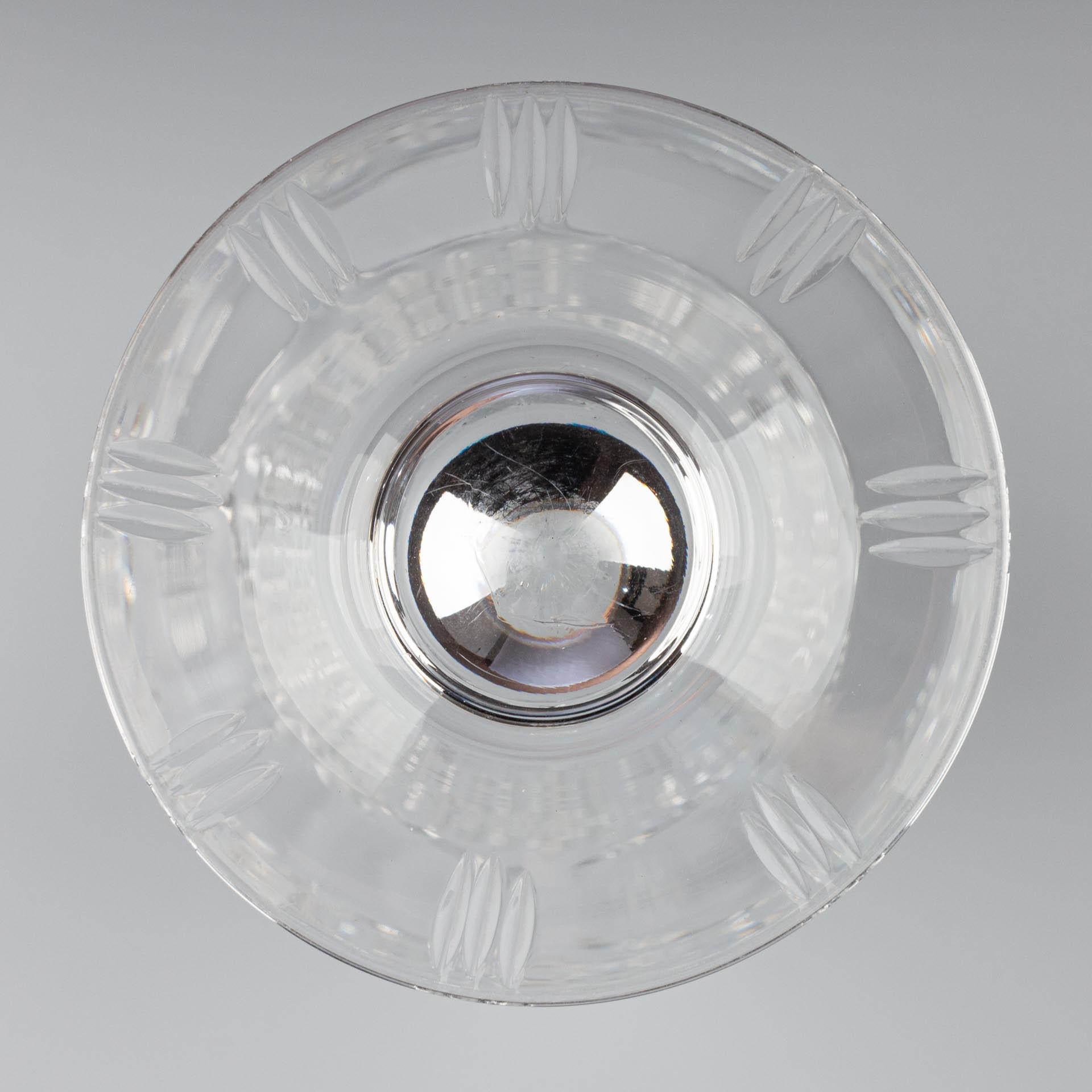 Vintage 20th Century European Crystal Glass Flower Floral Vase For Sale 1