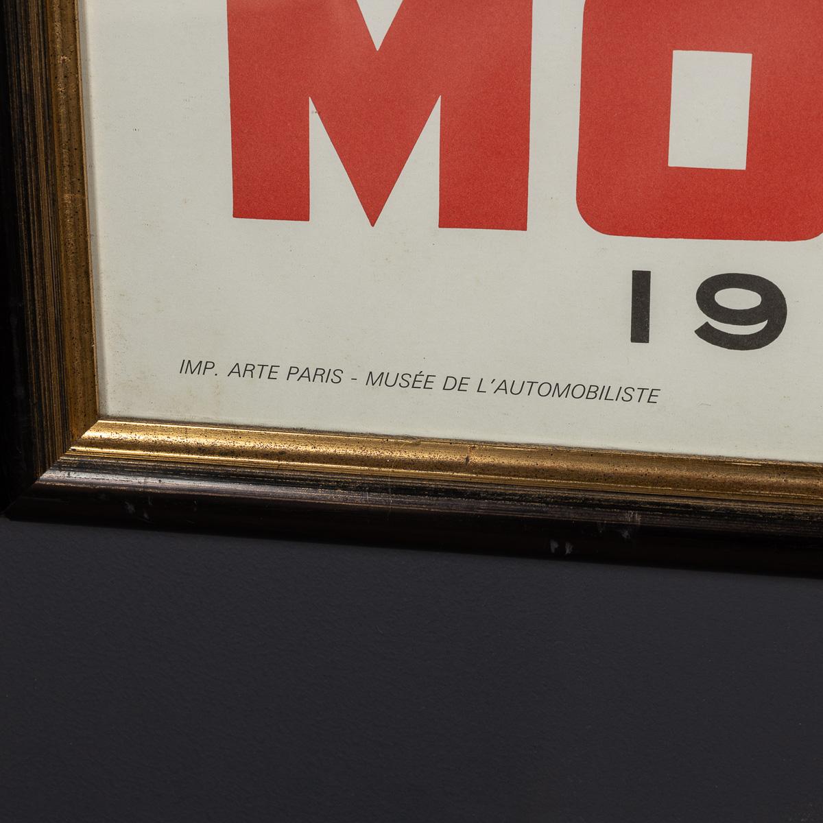 Poster d'epoca con cornice del Gran Premio di Monaco del 1957 di Jean Ramel c.C. in vendita 6