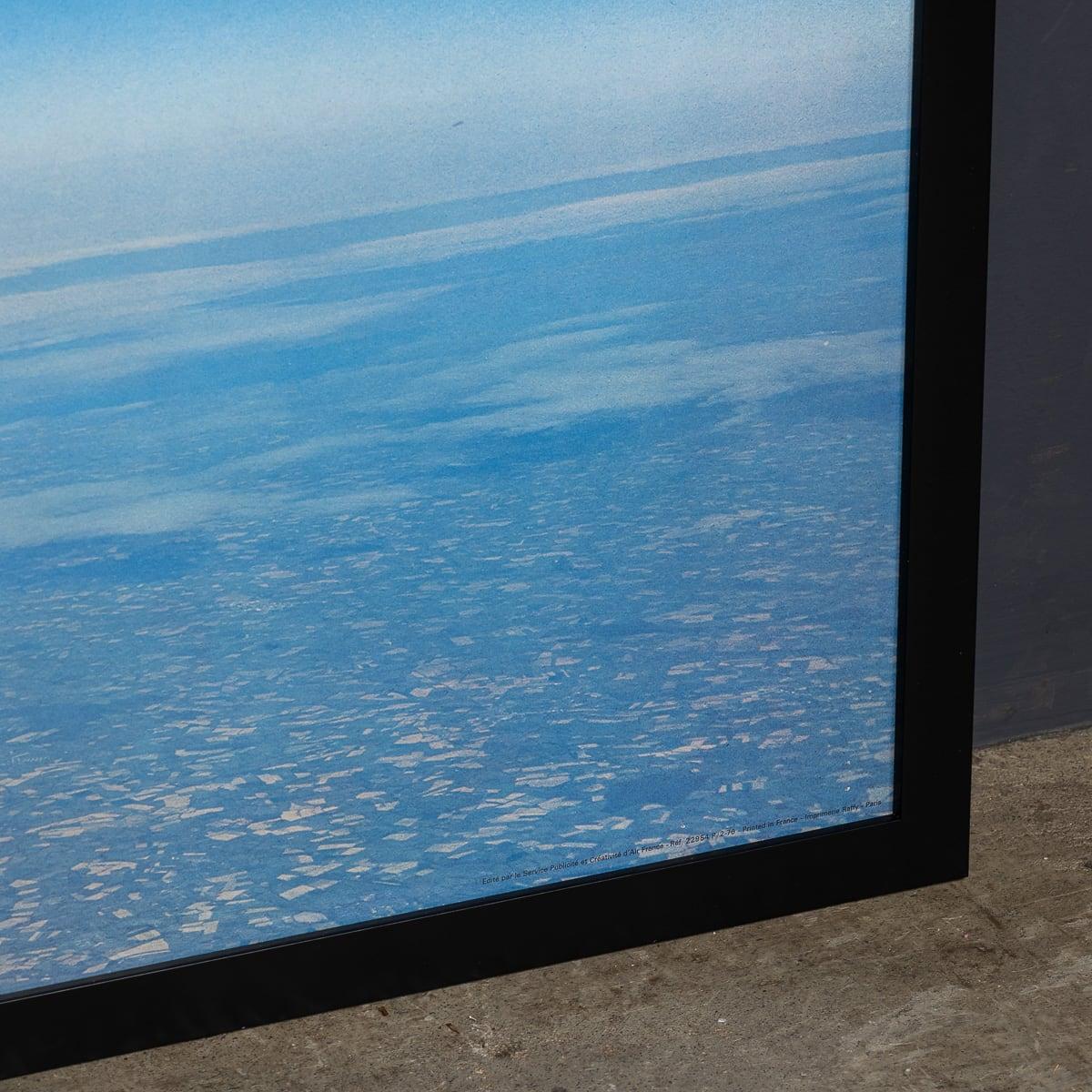 Poster d'epoca del 20° secolo con cornice di un Concorde di Air France c.1980 in vendita 2