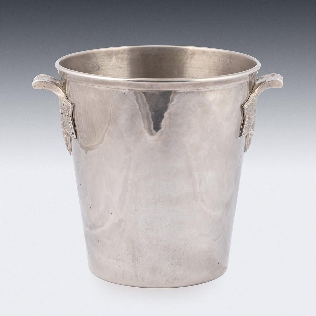 Französischer versilberter Abel Lepitre-Champagner-/Weinkühler, 20. Jahrhundert im Zustand „Gut“ im Angebot in Royal Tunbridge Wells, Kent