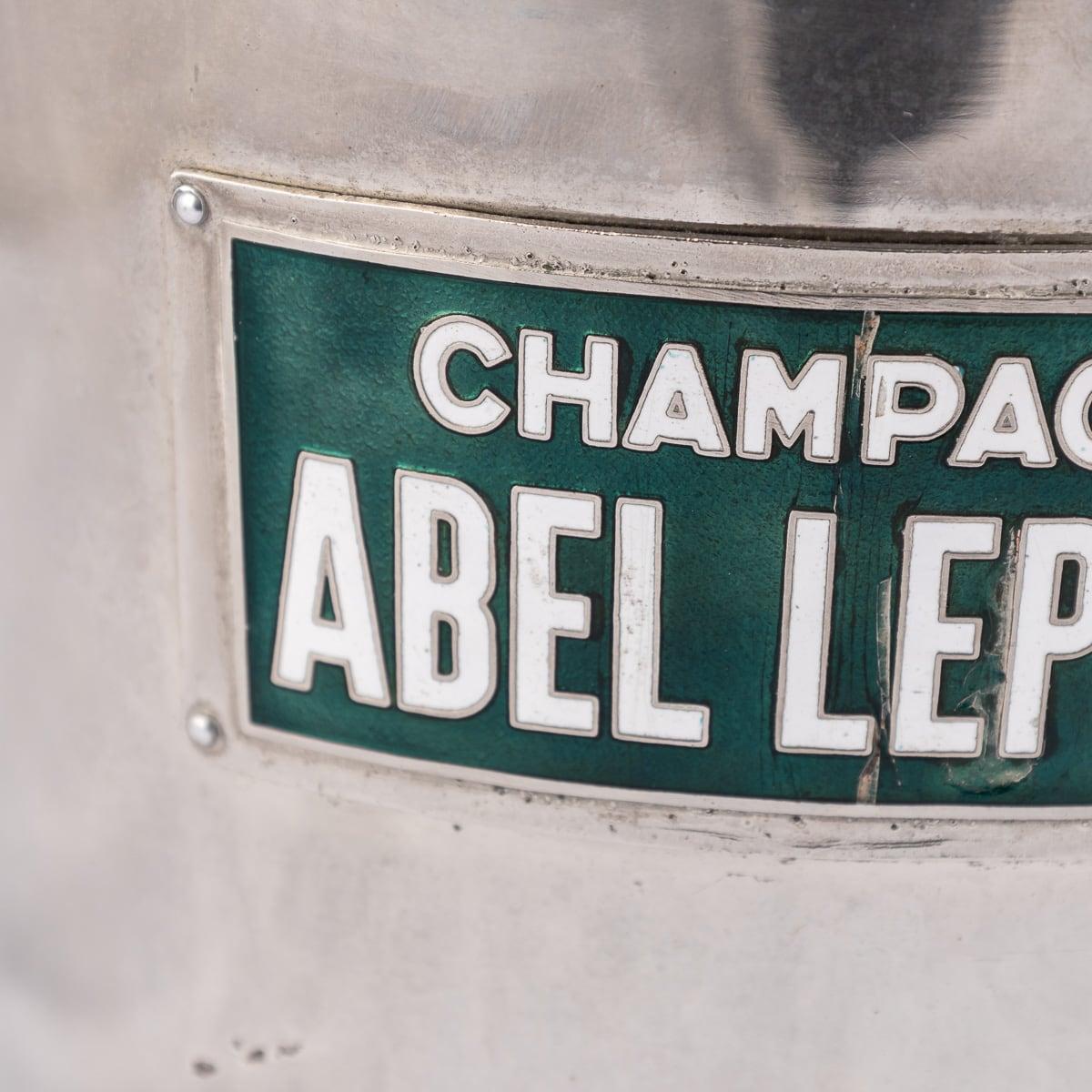 Französischer versilberter Abel Lepitre-Champagner-/Weinkühler, 20. Jahrhundert im Angebot 3