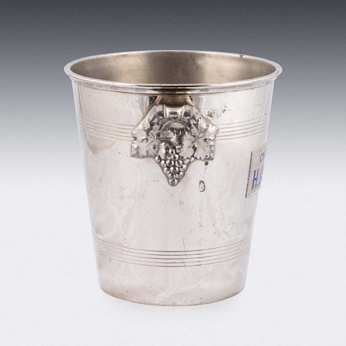 Champañera / Enfriador de vino H. Germain francés del siglo XX vintage chapado en plata en Bueno estado para la venta en Royal Tunbridge Wells, Kent
