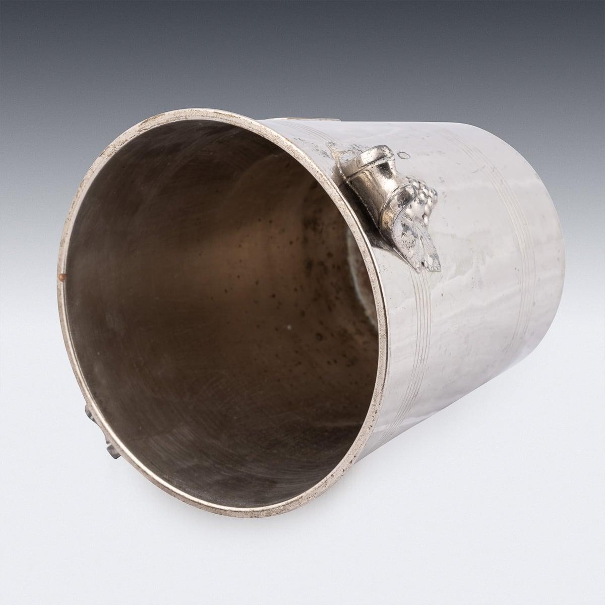 Champañera / Enfriador de vino H. Germain francés del siglo XX vintage chapado en plata Chapado en plata en venta