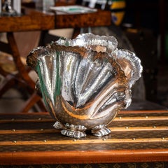 Vintage 20th Century French Silver Plated Wine Cooler By Christian Dior c.1970