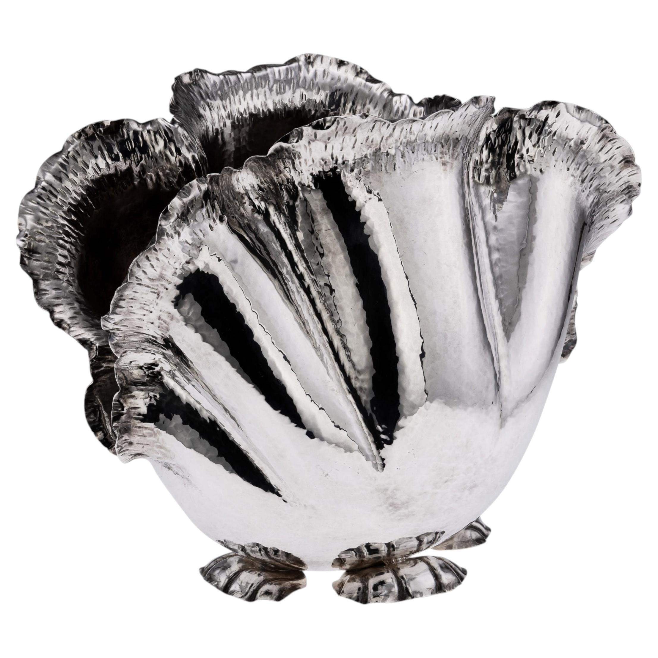 Vintage 20th Century French Silver Plated Wine Cooler By Christian Dior c.1970