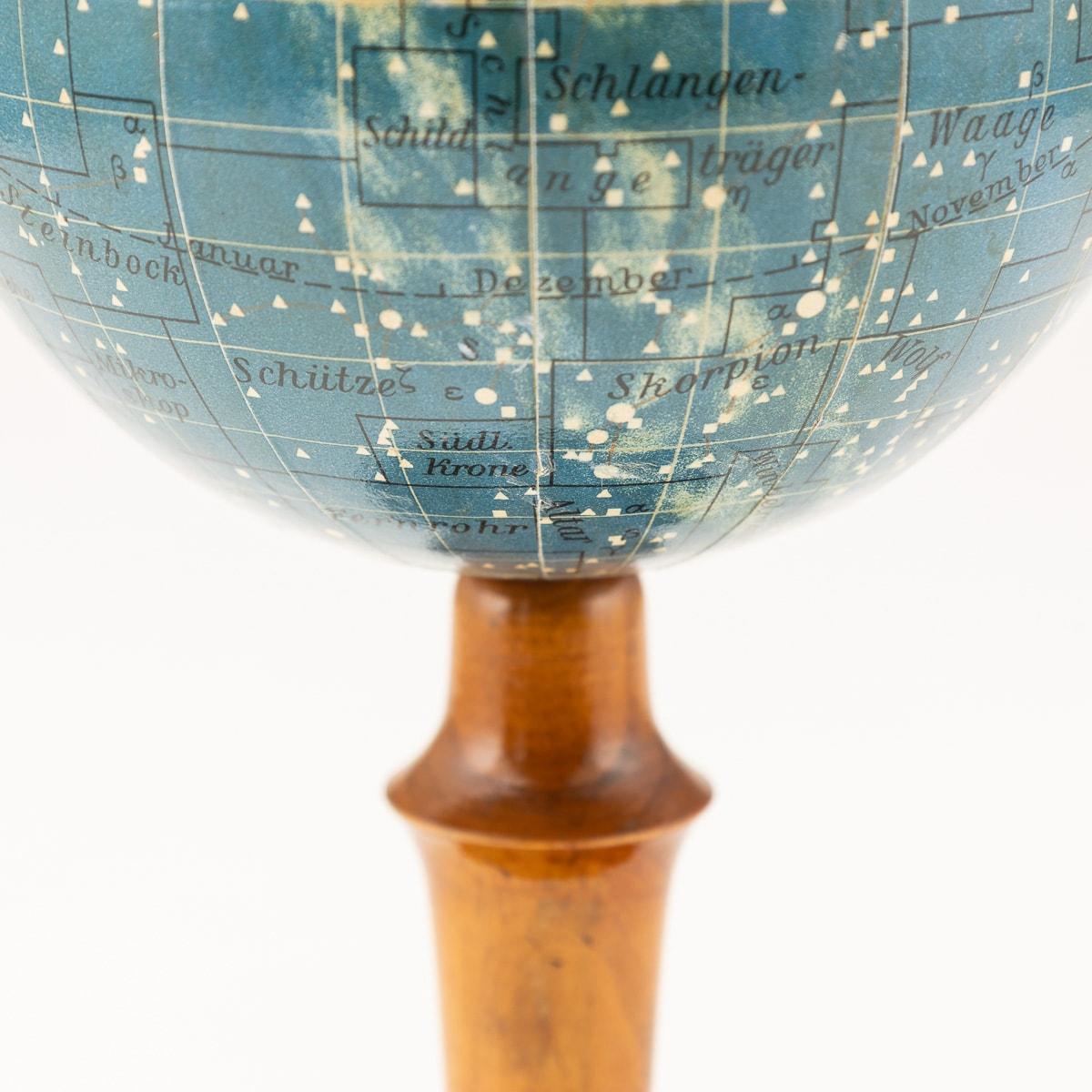 Vintage 20th Century German Celestial Globe By Dietrich Reimers 12