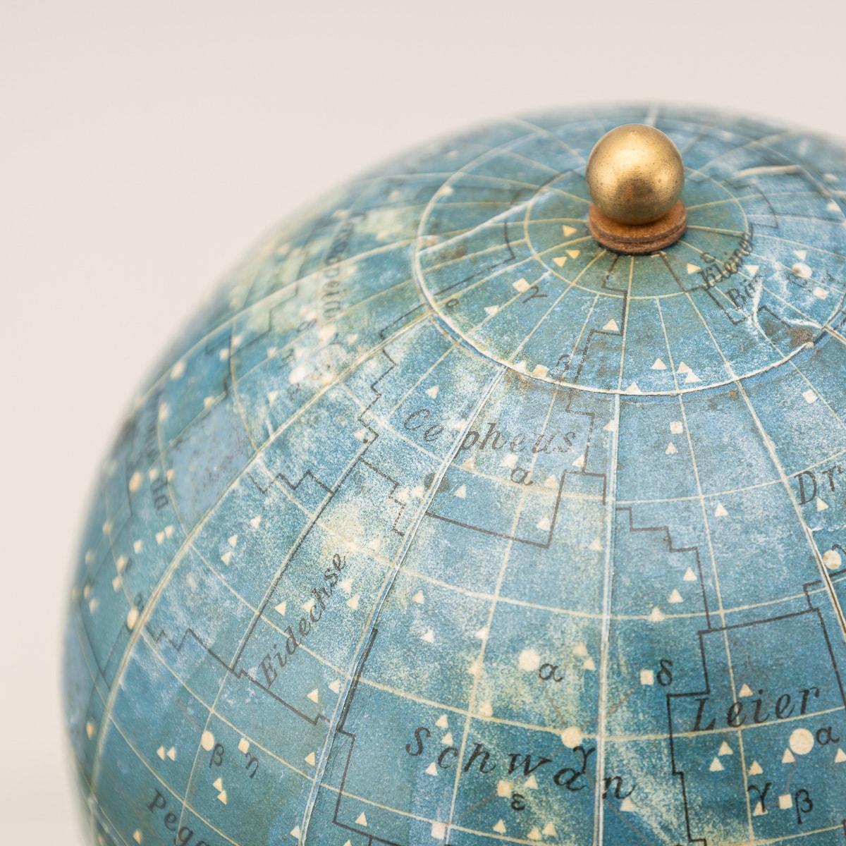 Vintage 20th Century German Celestial Globe By Dietrich Reimers 2