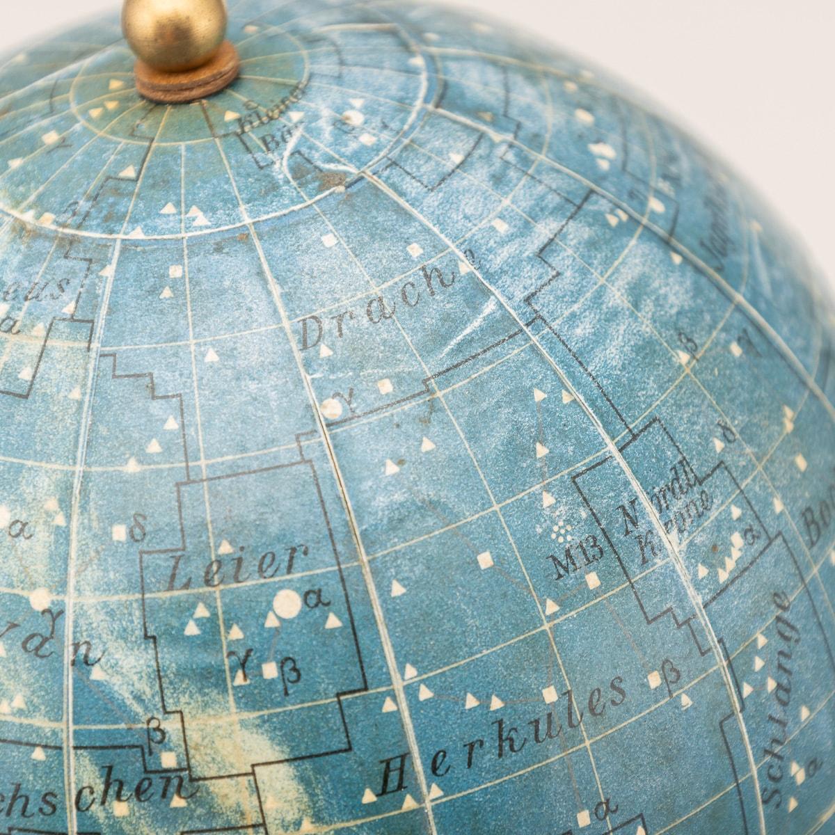 Vintage 20th Century German Celestial Globe By Dietrich Reimers 4