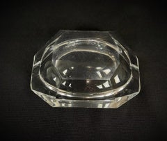 Vintage 20th-Century Glass Ashtray – Elegant Design, Collectible - 2Y415