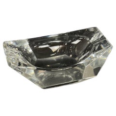 Cenicero Vintage de Cristal del Siglo XX - Diseño Elegante, Coleccionable - 2Y415