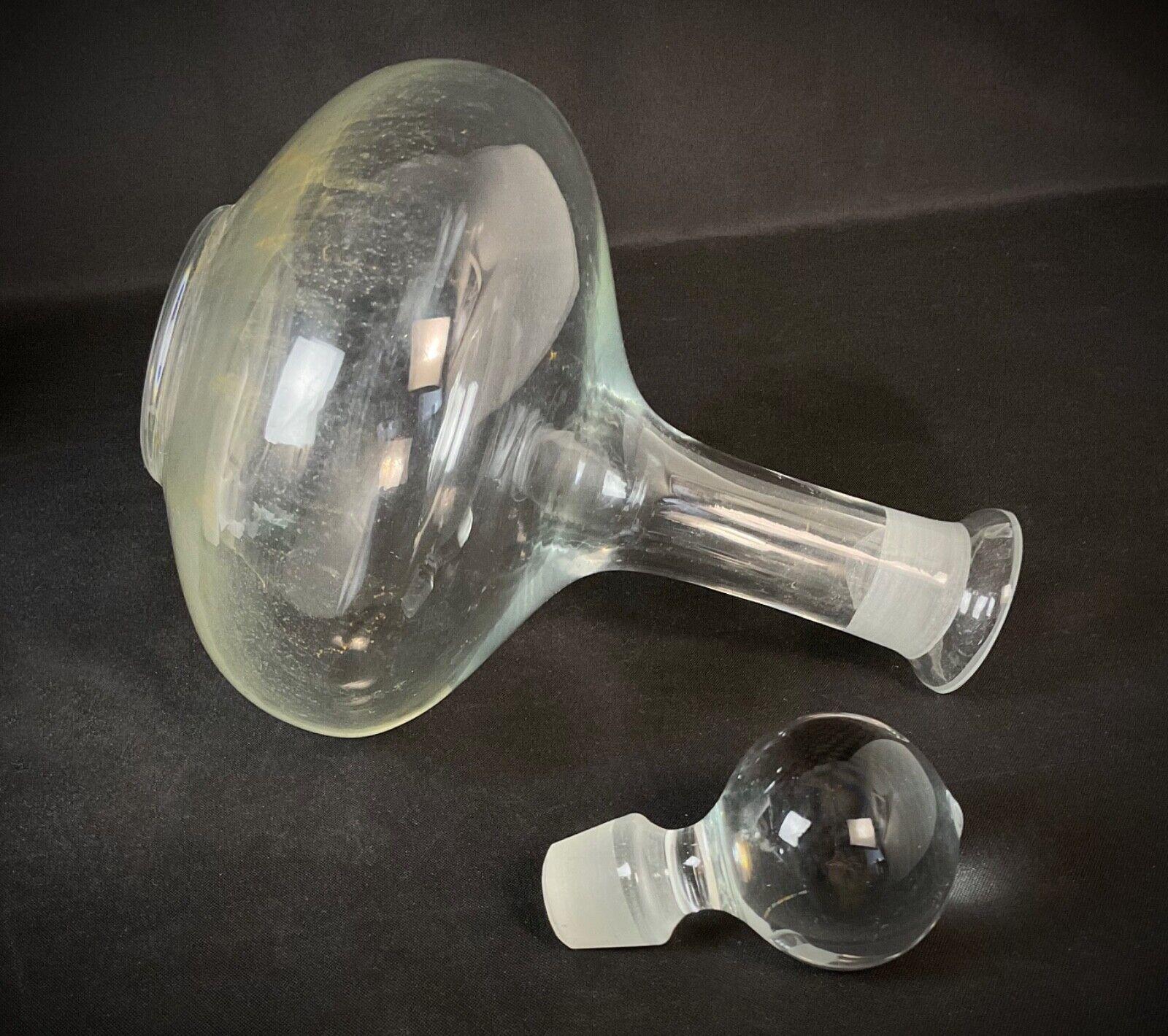 Vintage 20th Century Glass Wine Decanter - 2Y588 For Sale 6