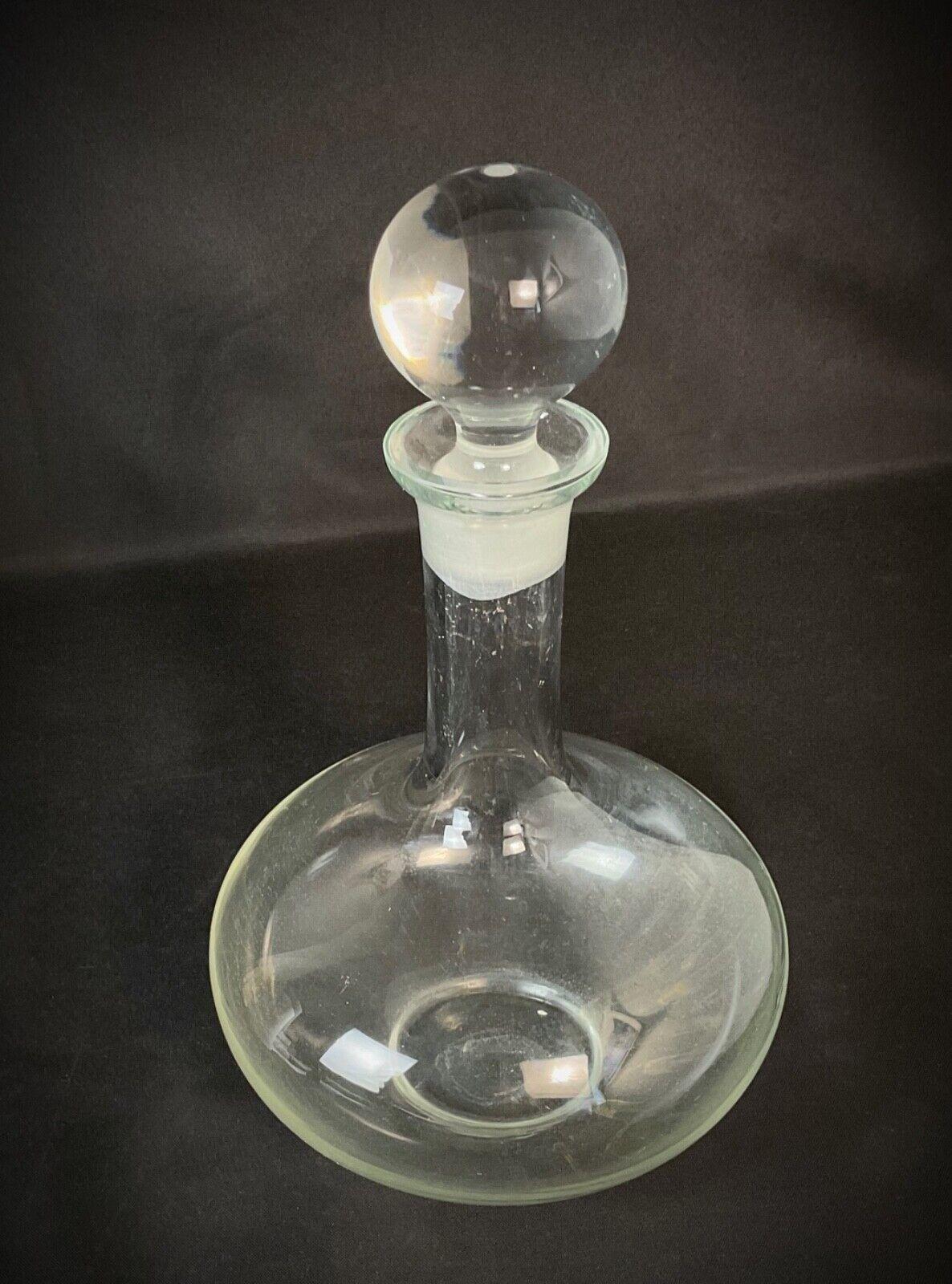 Vintage 20th Century Glass Wine Decanter - 2Y588 For Sale 5