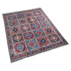 Vintage 20th Century Handmade Persian Yalameh Rug c.1980