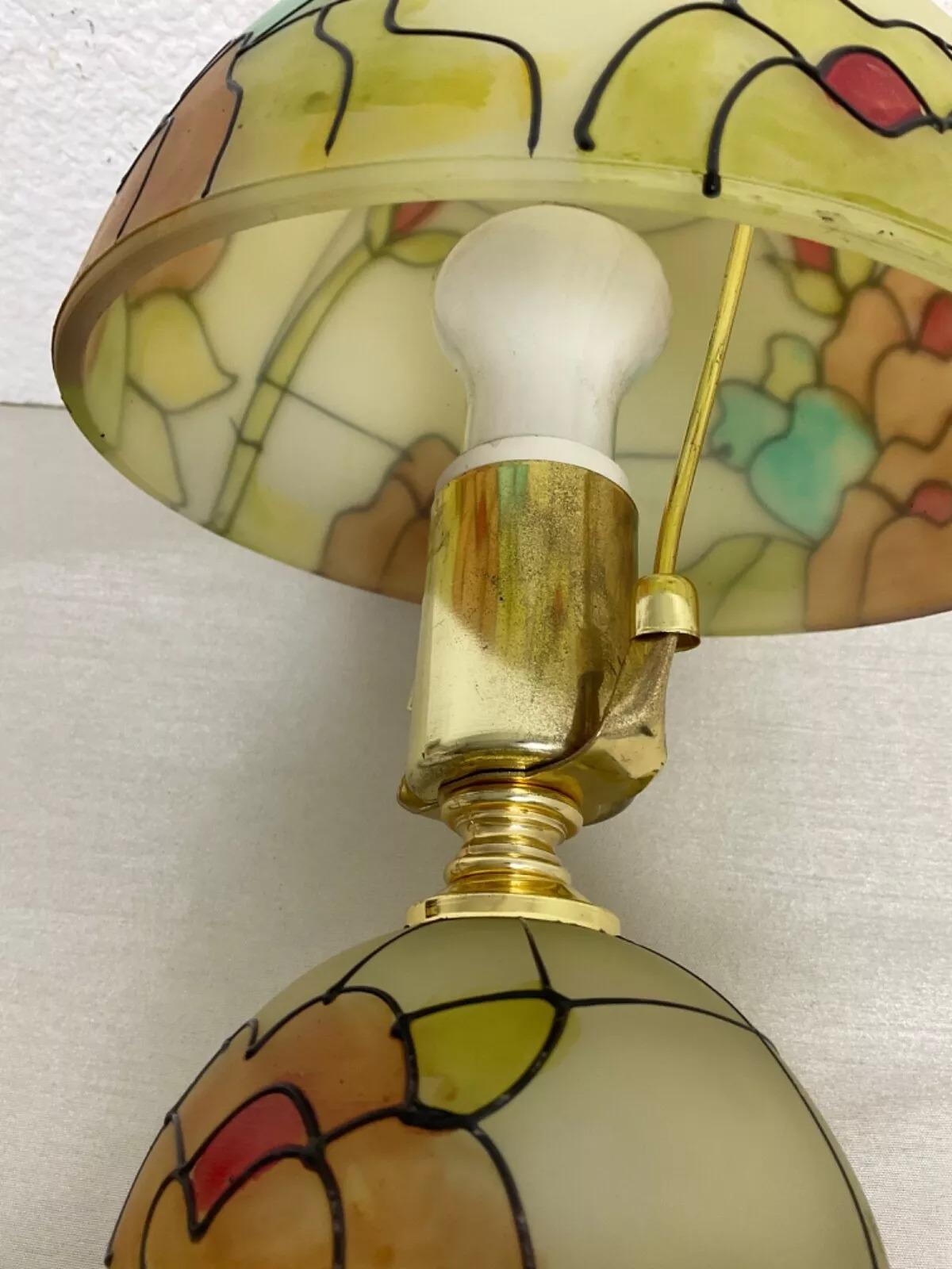 Lampe Tactile Sensitive Mushroom Lampe Vintage du 20ème Siècle Fabriquée à la Main - 2Y507 en vente 6
