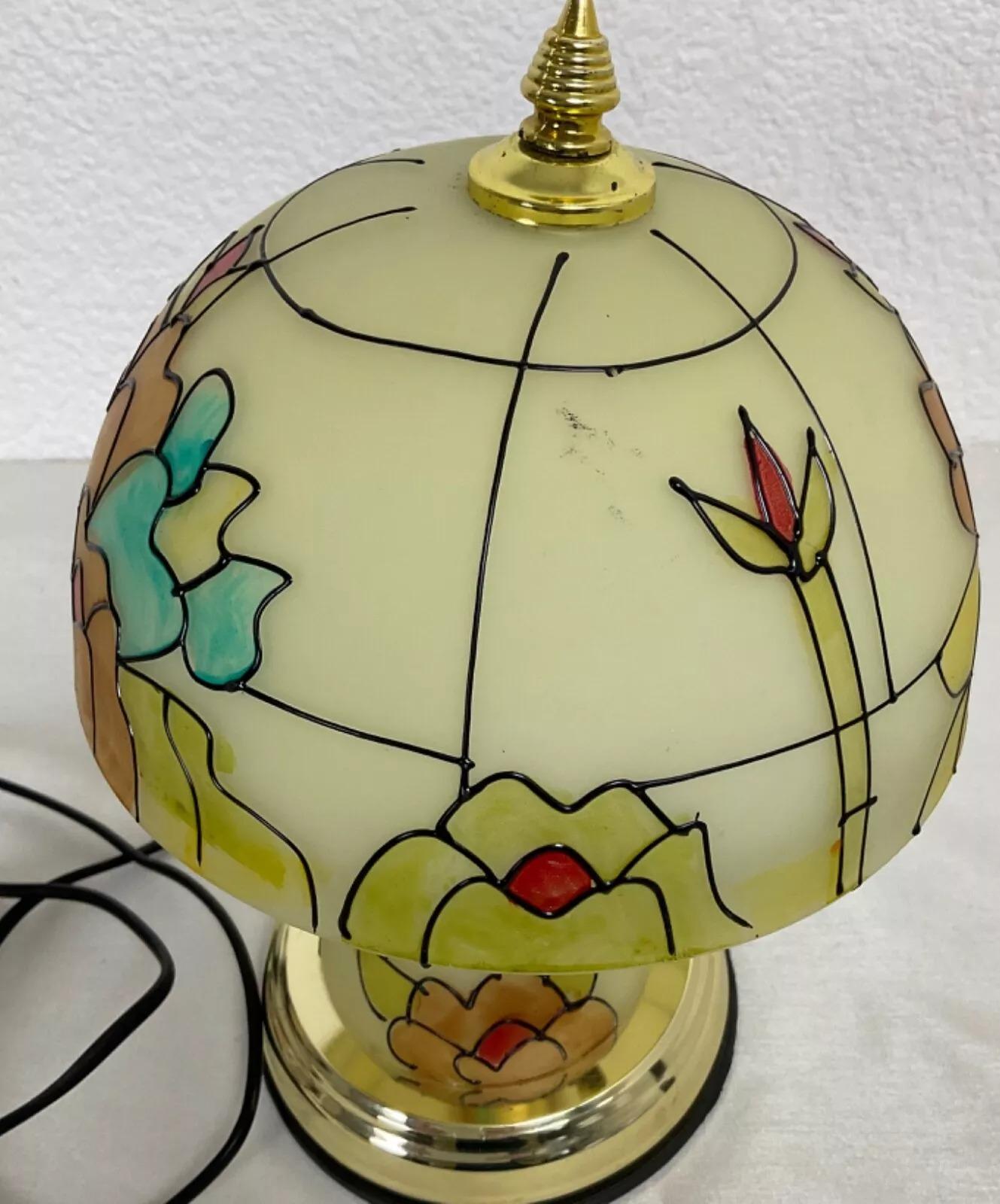 Lampe Tactile Sensitive Mushroom Lampe Vintage du 20ème Siècle Fabriquée à la Main - 2Y507 en vente 2