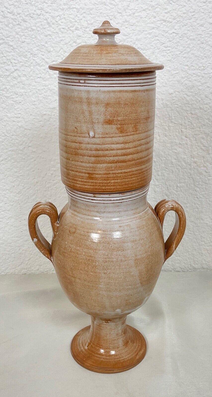 Fuente de cerámica vintage del siglo XX Vallauris Pastis y agua hecha a mano- 2Y503 en Bueno estado para la venta en Bordeaux, FR