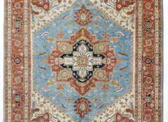 Hand Knotted Heriz-Style Rug