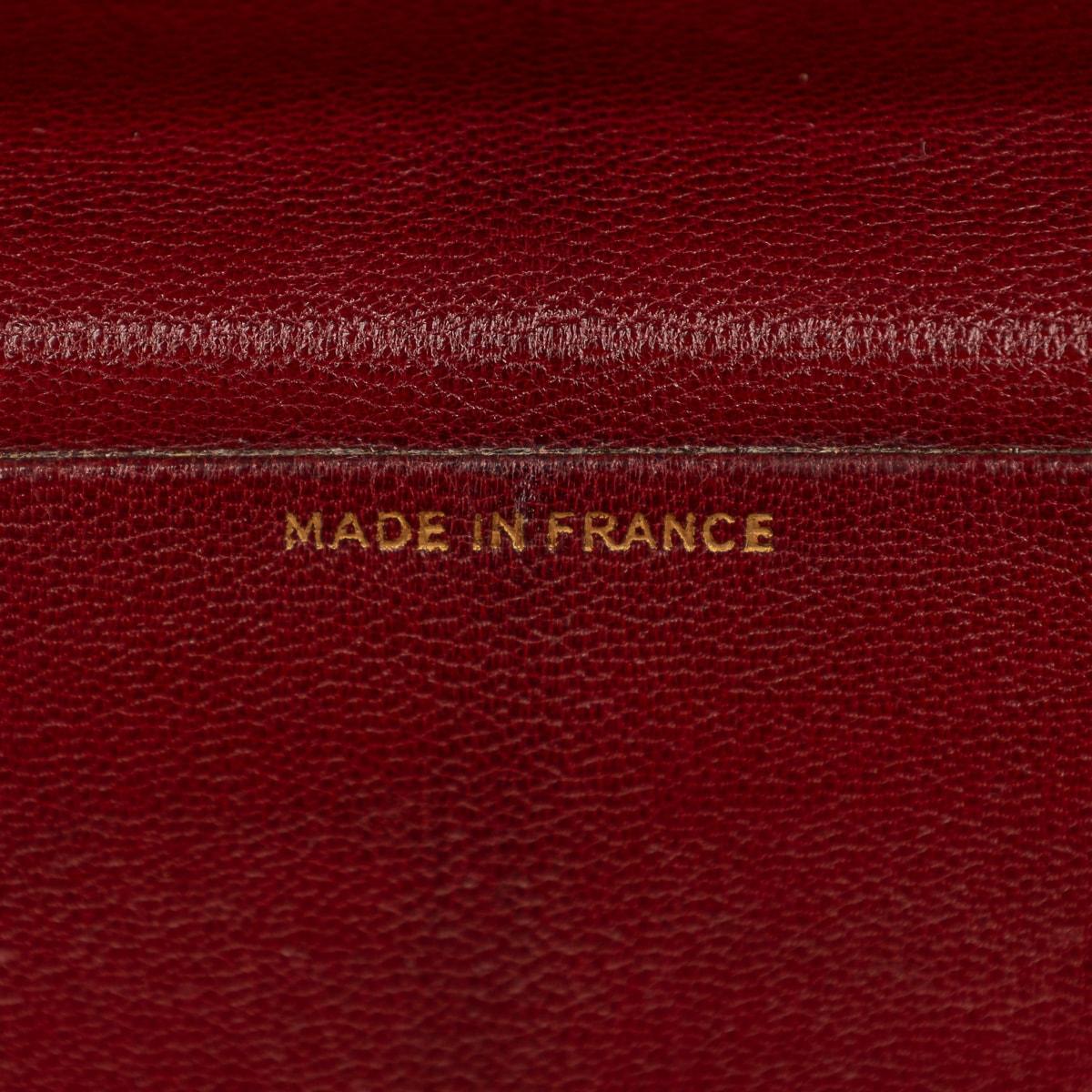 Vintage 20th Century Hermès Hard Sided Black Leather Briefcase c.1990 For Sale 12