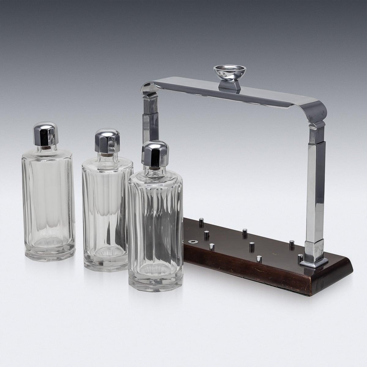 Glass Vintage 20th Century Italian Art Deco Tantalus Set c.1930 For Sale